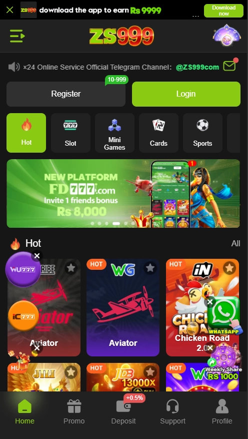 ZS999 Game Login